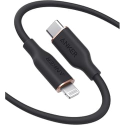 Anker Powerline III Flow USB-C ＆ ライトニング ケーブル 1.8m Black A8663N11