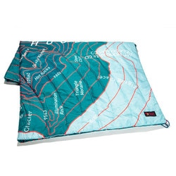 OCA2223TT パディングブランケット Topo teal [アウトドア ブランケット]