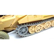 SBM 3D009 1/35 Kfz.11/Sd.Kfz.251 初期型スチール履帯 （Zgw5001/280/140） w/ドライブスプロケット （多角形型ゴム） [プラモデル用パーツ]