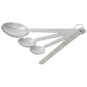 計量スプーン 3本組 ヘラ付 ステンレス製 食洗機対応 H ENJOY KITCHEN C-8209