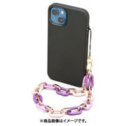PHONECHAINVIOLET [iPhoneスマホ用チェーンハンドストラップ VIOLET]