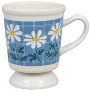 マグカップ 250ml ノスタルジー レトロフラワー 陶磁器 ライトブルー 2142