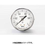高島 一般圧力計(D枠埋込型・縁なし・中心ネジ・φ60)圧力レンジ0.0~0.4MPa G1/4 1009040