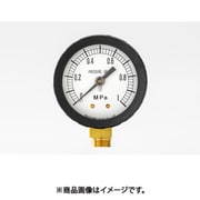 1212901 [高島 プラスチック真空計（A枠立型・φ60）圧力レンジ0.0～ー0.1MPa R1/4]