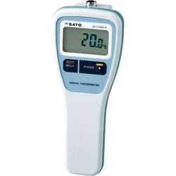 佐藤 防水型デジタル温度計SK-270WP-K指示計のみ（フック穴なし）（8078-42） 8078-42