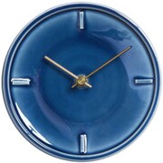 P-12 杉浦製陶 SUGY GLAZED CLOCK 掛け時計 ペールブルー