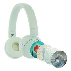 BuddyPhones POP Fun キッズ用ワイヤレスヘッドホン オーシャングリーン BT-BP-POP-FUN-GR