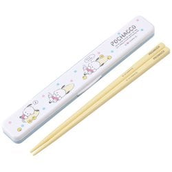 ポチャッコのんびり 抗菌音の鳴らない箸・箸箱セット ABC3AG