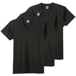 G.T.HAWKINS VネックTシャツ 3枚組 M ブラック HK15153Y