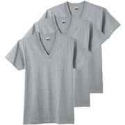 G.T.HAWKINS VネックTシャツ 3枚組 M グレーモク HK15153Y