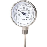 佐藤 バイメタル式温度計BM-S-90S -30~50℃60L(2030-20) BM-S-90S-7