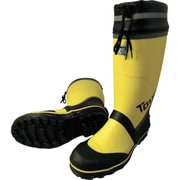 KR7270-YEL-M [喜多 糸入り安全ゴム長靴（カバー付） イエロー M（24.5～25.0）]