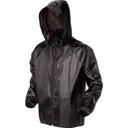 NO1570-BLK-3L [喜多 フルジップヤッケ（シャドウプリント） ブラック（ドット柄） 3L（XL）]