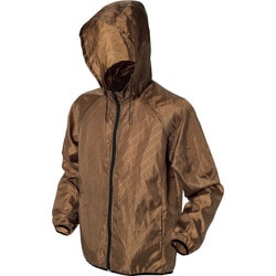 NO1570-BRZ-4L [喜多 フルジップヤッケ（シャドウプリント） ブロンズ（ダイアゴナル柄） 4L]