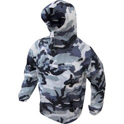 NO1580-GRY-4L [喜多 ポリエステル 迷彩ヤッケ グレー 4L]