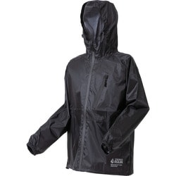 喜多 スーパーライトレインウェア 超軽量 ブラック 3L（XL） NO1710-BK-3L