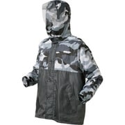NO2910-CAMOGY-4L [喜多 透湿レイン カモフラグレー 4L]
