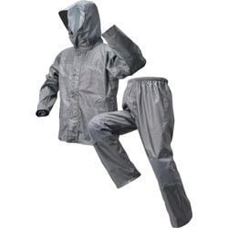 喜多 レッヂレイン ストレッチ透湿合羽 グレー L NO2920-GY-L
