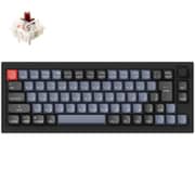 Keychron Q2 QMK カスタム・メカニカルキーボード ノブバージョン-JIS配列(テンキーレス)-組み立て済み/カーボンブラック/Gateron G Proスイッチ(ホットスワップ) 茶軸 Q2-M3-JIS