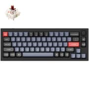 Keychron Q2 QMK カスタム・メカニカルキーボード ノブバージョン-US配列(テンキーレス)-組み立て済み/カーボンブラック/Gateron G Proスイッチ(ホットスワップ) 茶軸 Q2-M3-US