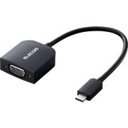 変換ケーブル USB Type-C to VGA(D-sub15pin) ブラック AD-CVGABK3