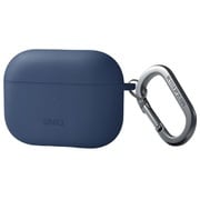 AirPods Pro 2用 NEXO ハイブリッドシリコンケース スポーツイヤーフック付き ブルー UNIQ-AIRPODSPRO2-NEXOBLU