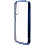 Xperia 5 IV用 ケース カバー VANILLA PACK TPUケース メタルフレーム 2.7mm curve ブルー 7330XP54TP