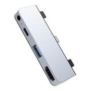 HD319E-SIL-GL-50 [iPad Pro/Air/mini 6用USB-Cハブ HDMI, USB-C, USB-A, 3.5mmオーディオ]