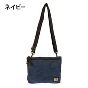 3J53 [帆布工房 【ハンプコウボウ】 2WAYサコッシュ ネイビー]