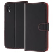 Galaxy A23 手帳/ブラック/レッド RT-GA23ELC1/BR
