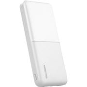 モバイルバッテリー10000mAH 3ポート 白 小型・軽量サイズ GWP-10A224WT