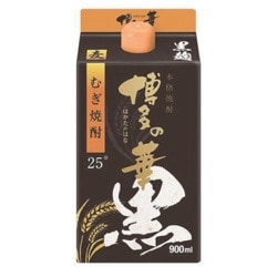 博多の華 黒麹 麦 パック 25度 900ml [焼酎]