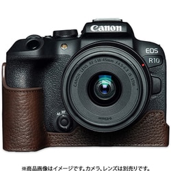 本革 新品 Canon キャノン EOS R10用 本革カメラケース ブラック