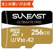 SUNEAST ULTIMATE PRO（アルティメイトプロ）GOLD Series microSDXC UHS-I 256GB SE-MSDU1256B185