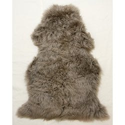 mouton rug for chair #greige