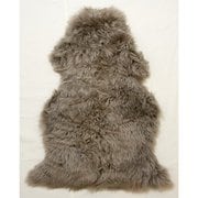 mouton rug for chair #greige
