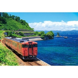 01-2083 日本風景 氷見線と富山湾 （富山） [ジグソーパズル 108ピース]