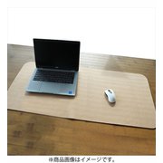 フェルト生地デスクマット W:90×D:40cm 滑り止め付き ベージュ TC-FDM900-BE