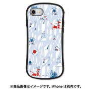 MMN-132B [iPhone SE（第3世代/第2世代）/8/7/6s/6用 ハイブリッドガラスケース ムーミン Winter Festival 2022 総柄]