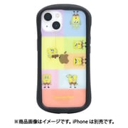 MSPB-04B [i select clear iPhone 13用 ケース スポンジ・ボブ カラフル]