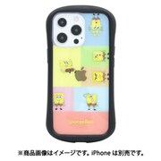 MSPB-05B [i select clear iPhone 13 Pro用 ケース スポンジ・ボブ カラフル]