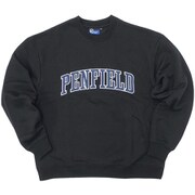 Penfield カレッジロゴ ワッペントレーナー BLACK Mサイズ 20264020