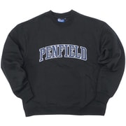Penfield カレッジロゴ ワッペントレーナー BLACK Lサイズ 20264020