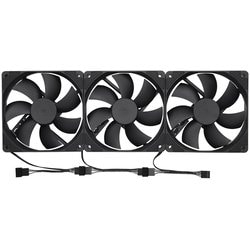 PWM制御 高耐久ケースファン 2ボールベアリング 120mmサイズ 3個セット OWL-FE1225PWM-D3P