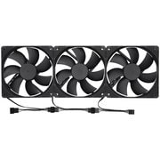 PWM制御 高耐久ケースファン 2ボールベアリング 120mmサイズ 3個セット OWL-FE1225PWM-D3P