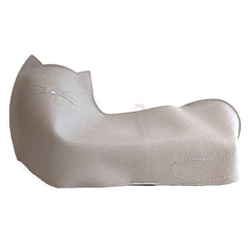ティッシュケース 猫 Coutume グレー H21-0007
