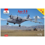 AM72383 1/72 アントノフ An-14 プチョルカ双発輸送機 軍用型 [組立式プラスチックモデル]