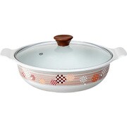 季節鍋 27cm IH対応 ホーロー味わい鍋 花鼓 HA-HT27