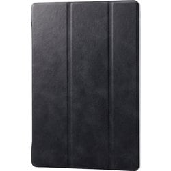 dtab d-51C用 フラップケース 背面クリア ソフトレザー 2アングル ブラック TB-S221WVBK