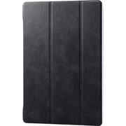 dtab d-51C用 フラップケース 背面クリア ソフトレザー 2アングル ブラック TB-S221WVBK